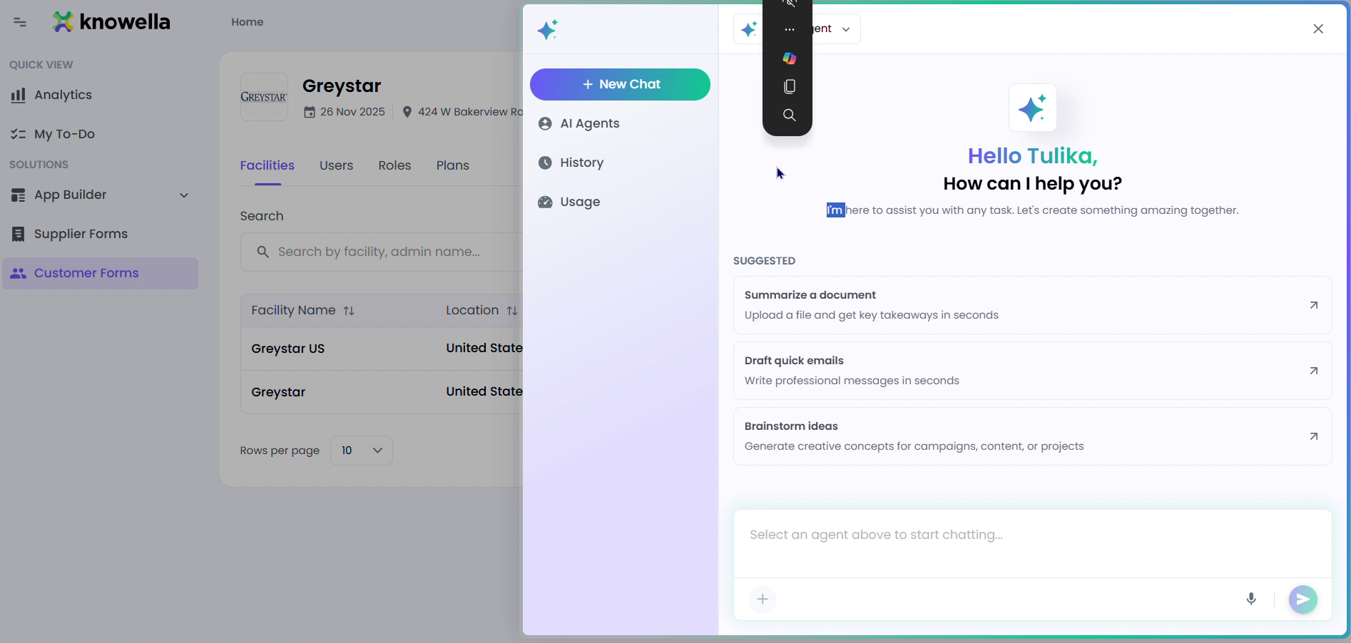 AI Agents in Knowella
