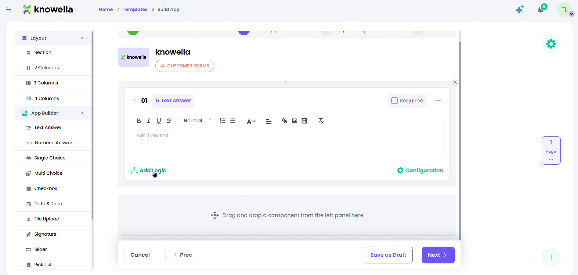 Build an app in App Builder